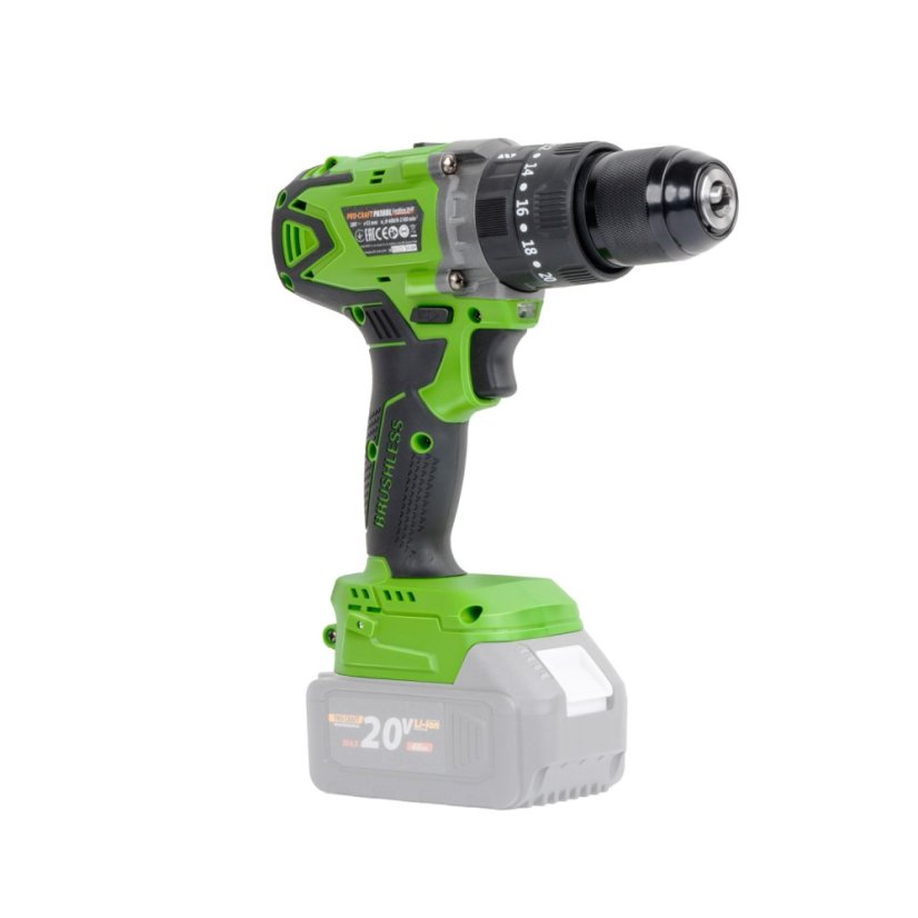 Procraft PA18BL-BB aku vrtací šroubovák s příklepem 20V bez aku