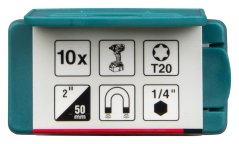 Makita E-26032 torzní bit T20 Impact Premier (E-form) 50mm 10 ks