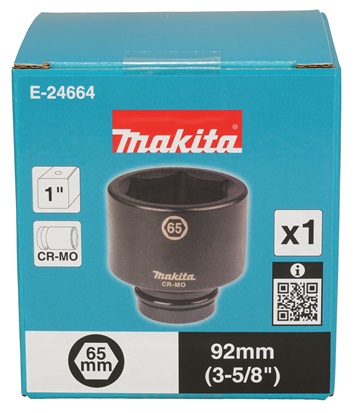 Makita E-24664 klíč nástrčný 1", čtyřhran, 65x92 mm