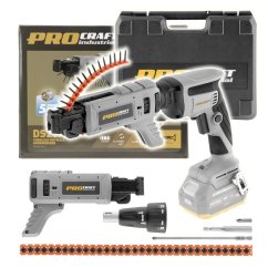 Procraft industrial DS20Abb-C aku sádrokartonářský šroubovák 20 V bez aku