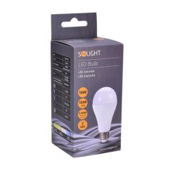 Solight WZ516-1LED žárovka, klasický tvar, 15W, E27, 4000K, 270°, 1220lm