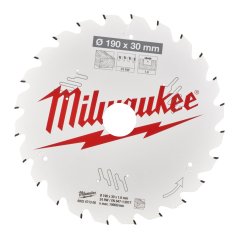 Milwaukee CSB P W 190 x 30 x 1,6 x 24ATB Kotouče pro okružní pily 4932471300