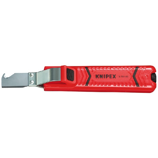 KNIPEX 1620165SB nůž na kabely s háčkem KNIPEX 1620165SB nůž na kabely s háčkem