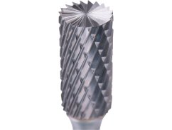 EXTOL INDUSTRIAL 8703715 fréza karbidová, válcová s čelním ozubením, pr.12x25mm/stopka 6mm,sek střední (double-cut)