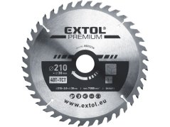 EXTOL PREMIUM 8803236 kotouč pilový s SK plátky, O 210x3,0x30mm, 40T