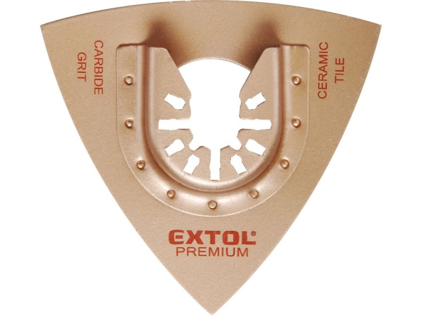 EXTOL PREMIUM 8803860 rašple trojúhelníková, 78mm, karbid, tvrdokov