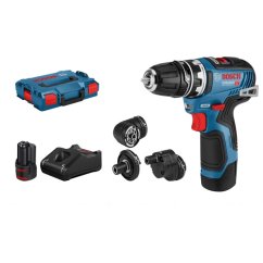 Bosch 06019H3000 GSR 12V-35 FC aku vrtací šroubovák 2x3,0Ah L-Boxx