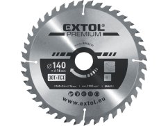 EXTOL PREMIUM 8803210 kotouč pilový s SK plátky, O140x2,6x16mm, 30T