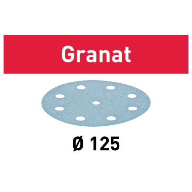 Festool 497167 brusné kotouče STF D125/8 P80 GR/50 Granat