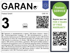 Festool 576882 aku vrtací šroubovák CXS 18-Basic