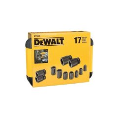 Dewalt DT7506 17 dílná sada nástrčných klíčů 1/2" 6-27 mm