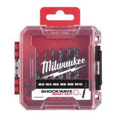 Milwaukee sada kombinovaných závitníků 1/4" Hex HSS-G 6 ks 4932498267