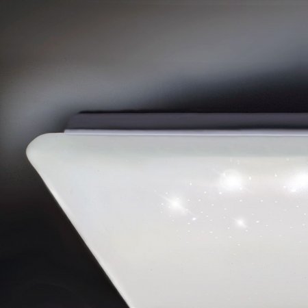 Solight WO762 LED stropní světlo Star, čtvercové, 24W,1440lm, dálkové ovládání, 37cm