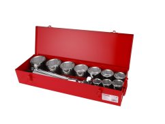 FORTUM 4704012 hlavice nástrčné, sada 15ks, 1"