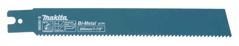 Makita E-26200 pilový list BiM 200x1.6mm, 8Z, 5ks special JR003G