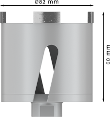 Bosch diamantová vrtací korunka 82 mm na zásuvky