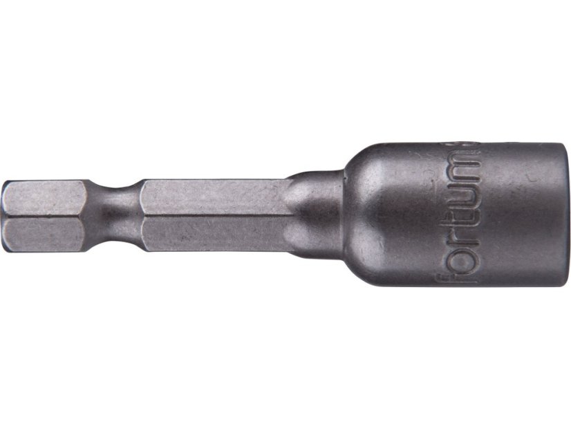 FORTUM 4741608 klíč nástrčný magnetický 1/4" stopka, 8x48mm, CrV