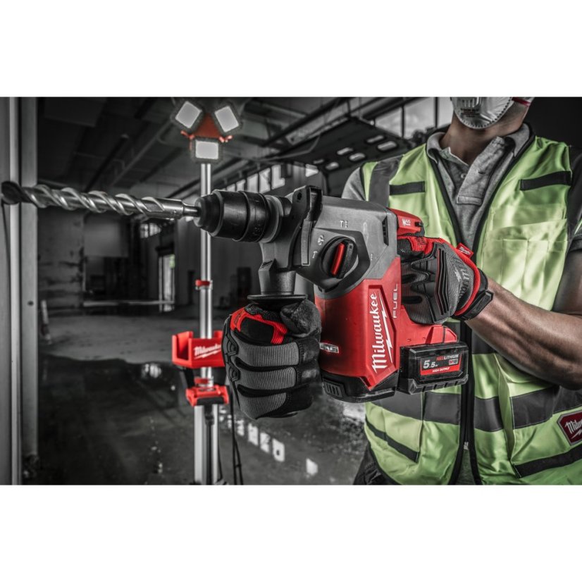 Milwaukee M18 FUEL™ FHX-552X 4-režimové kladivo 26 mm SDS-PLUS se sklíčidlem FIXTEC™ 4933478889