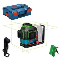 Laserový nivelační přístroj Bosch EXLL18V-120-33CG s pouzdrem.