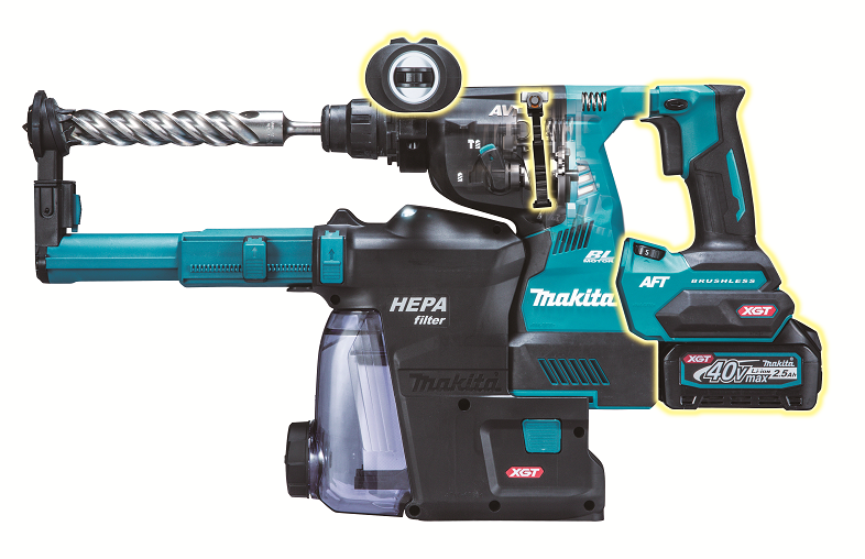 Makita HR002GZ03 aku kladivo s výměnným sklíčidlem a AWS Li-ion XGT 40V, bez aku Z