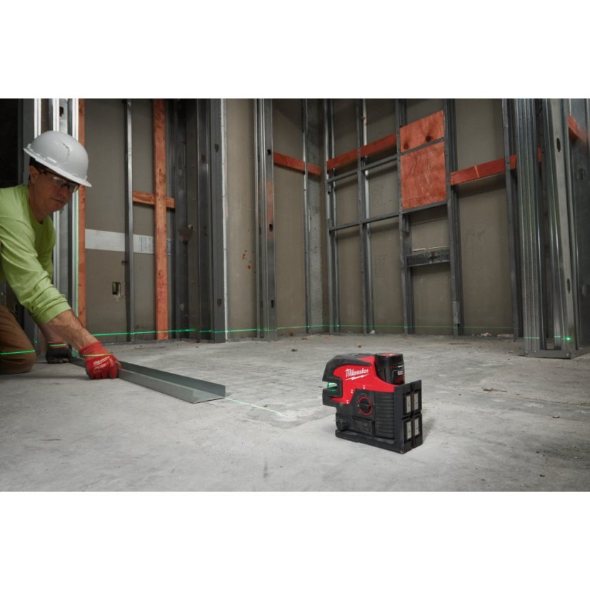 Milwaukee M12 CLL4P-0C křížový liniový laser se 4 body bez aku 4933479202