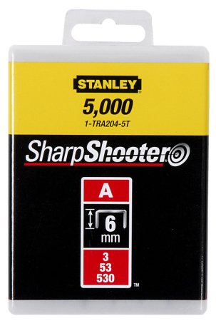 Stanley 1-TRA204-5T spony LD 6 mm/5000ks typ A 5/53/530