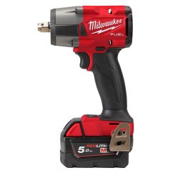 Milwaukee M18 FMTIW2P12-502X aku rázový utahovák 1/2" s aretačním čepem 2x5Ah 4933478453