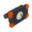 Solight WM-10W-RE LED reflektor 10W, přenosný, nabíjecí, 1000lm, oranžovo-černý