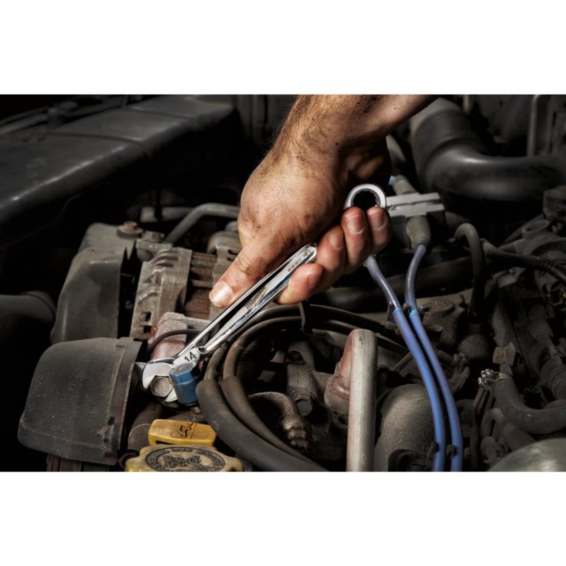 Milwaukee MAX BITE™ sada kombinovaných ráčnových klíčů s metrickými mírami (15 ks) 4932464994