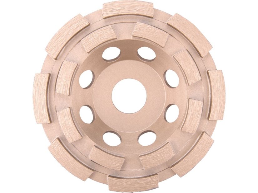EXTOL INDUSTRIAL 8703121 kotouč diamantový brusný dvouřadý, O 115x22,2mm