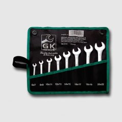 GK TOOLS P16033/P sada plochých klíčů 6-32 mm 12 dílů chrom-obal
