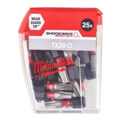 Milwaukee šroubovací bity TX20x25mm Shockwave 25ks 4932430875