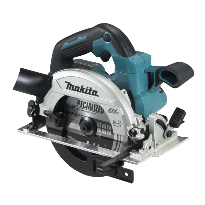 Makita DHS661RTJU aku bezuhlíková okružní pila s AWS Li-ion 18V/5,0Ah