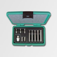 HONITON sada 1/2" bitů XZN M5-M12, 10mm 11dílů