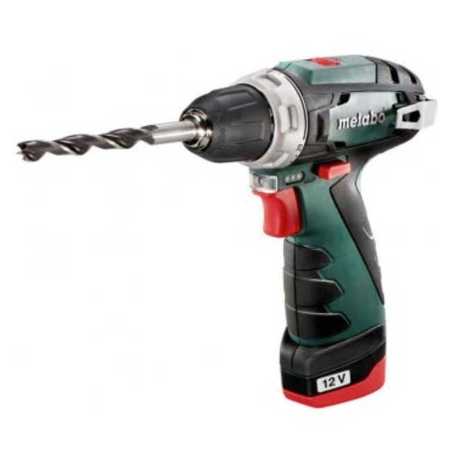 Metabo 600984500 PowerMaxx BS 12 aku vrtací šroubovák 12V 2x2Ah