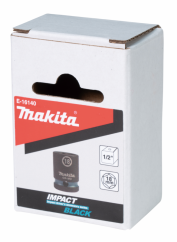 Makita E-16140 klíč nástrčný 1/2", čtyřhran, IMPACT BLACK, 18mm