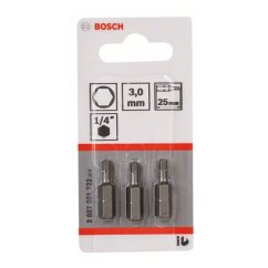 Bosch 2607001722 šroubovací bit imbus HEX3x25 Extra-Hard