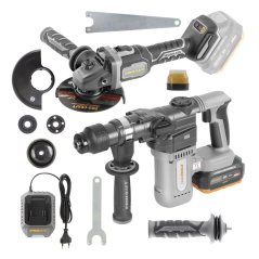 Procraft Industrial SHD20A/AG125B-BB aku sada nářadí HD20A+AG125Bbb 20 V 1x4Ah