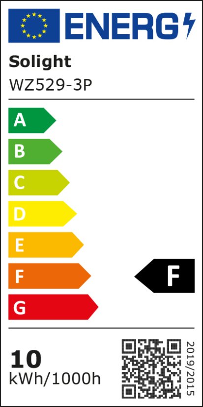 Solight WZ529-3P LED žárovka 3-pack, klasický tvar, 10W, E27, 3000K, 270°, 900lm, 3ks v balení