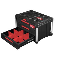 Milwaukee PACKOUT™ box na nářadí se 4 zásuvkami - Packout 3 Drawer Tool Box 4932472130