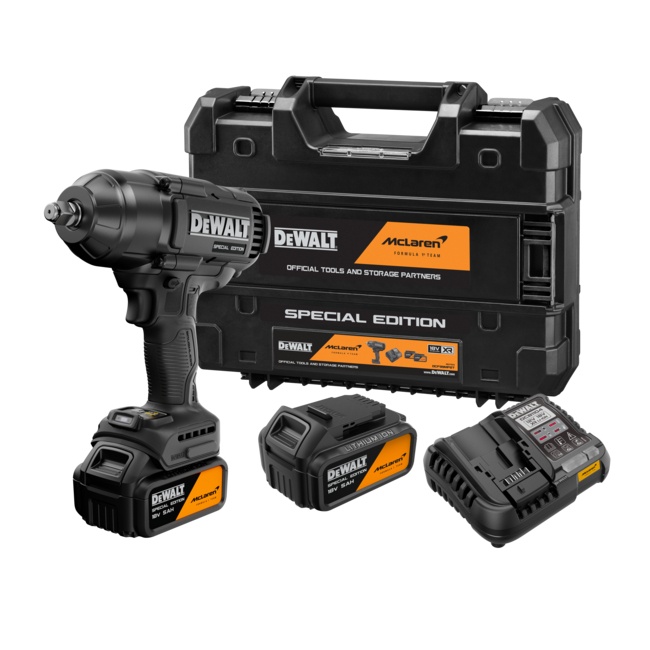 Dewalt DCF99MP2T aku rázový utahovák edice McLaren 1/2" 18V 2x5Ah