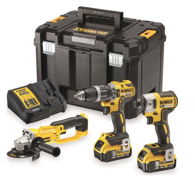 Dewalt DCK383P2T sada aku nářadí 18V 2x5,0 Ah