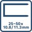 Velikost sponek 25–50x10,8/11,3 mm. Velikost sponek 25–50x10,8/11,3 mm.