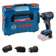 Sada vrtaček Bosch EXSR18V-90FC s vícehlavými nástavci.