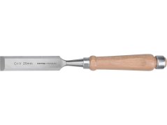 EXTOL PREMIUM 8812325 dláto s kvalitní bukovou rukojetí, 25mm, délka 280mm, CrV