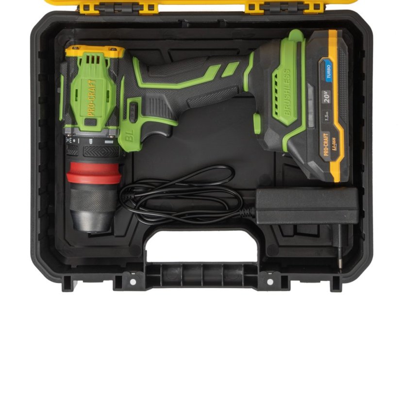 Procraft PA18ProDFR aku šroubovák odnímatelná hlava 20 V 1x1,5 Ah