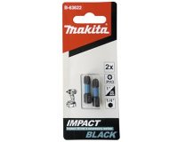 Makita B-63622 torzní bit 1/4" Impact Black PH3, 25mm 2 ks