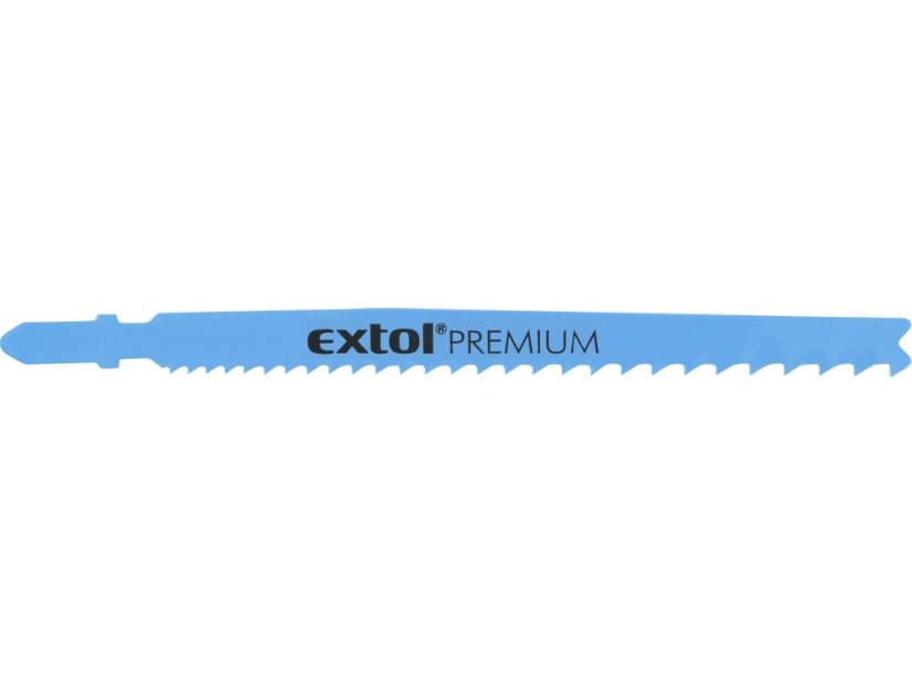 EXTOL PREMIUM 8805208 plátky do přímočaré pily 5ks, 132x1mm, Bi-metal