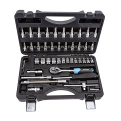 XTLINE XT40046 sada hlavic 1/4" 46 dílů