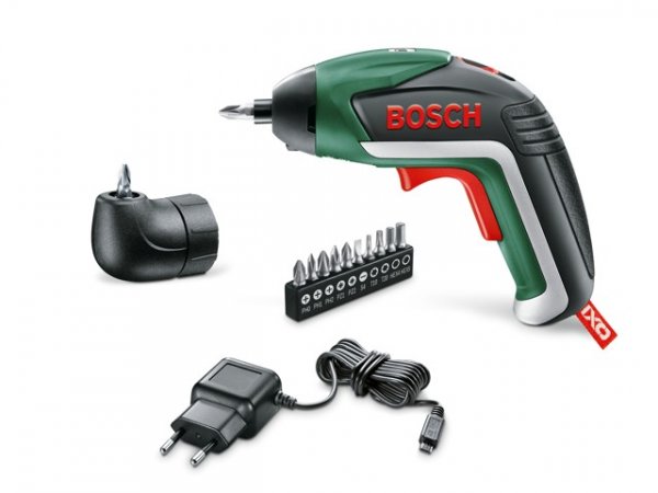 Bosch IXO 5 Full Set – s úhlovým nástavcem a excentrickým nástavcem 3,6V/1,5Ah